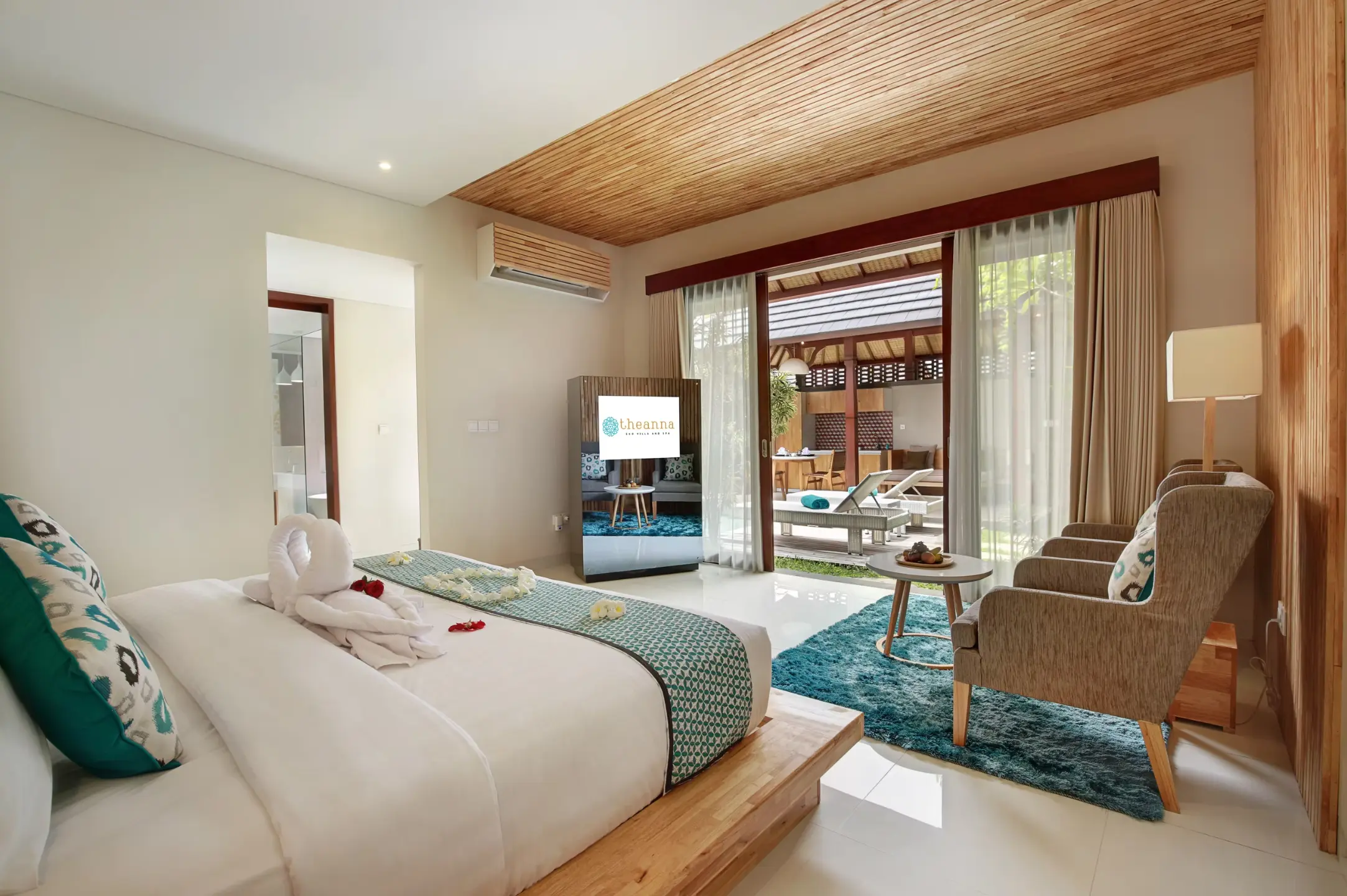 Pokoje hotelowe na Bali dla uczestników padel campu Padlowe Wakacje