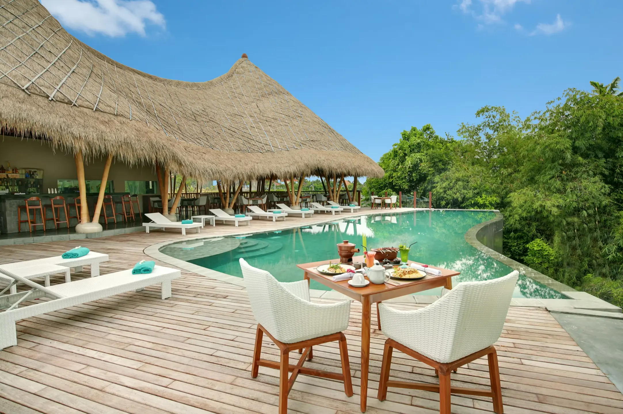 Hotel na Bali będący bazą padel campu – wyjazd Padlowe Wakacje